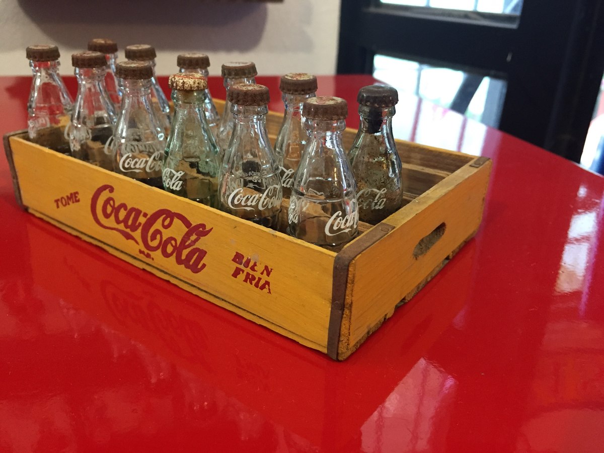 cajas de madera antiguas de refrescos