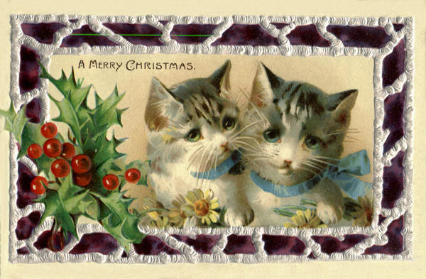 postales antiguas de navidad